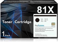 81X CF281X Toner Cartridge 1 Black High Yield | 81X Toner for M605 M606 M630 Replacement for HP 81A