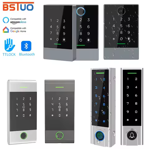 Waterproof RFID IC Bluetooth TTLOCK Keypad App Unlock Door Opener TT Lock Devices for Access Control
