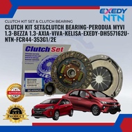 Clutch Kit Set&Clutch Bearing-Perodua Myvi 1.3-Bezza 1.3-Axia-Viva-Kelisa-Kenari-Exedy-DH557162U-NTN