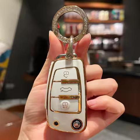 Tpu Car Key Case Cover for Audi A1 A3 A6 Q2 Q3 Q7 TT TTS R8 S3 S6 RS3 RS6 8P A4 A5 C7 A7 S7 S8 Q5 Q8