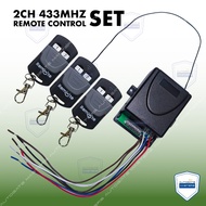 REMOTE CONTROL 2CH 433MHz AUTOGATE ( RECEIVER / REMOTE CONTROL ) Casa Asia