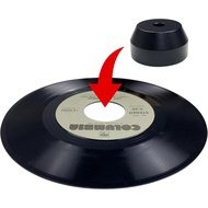 sdroceRyaM 45 RPM Record Adapter Solid Aluminum 7 Inch Vinyl Record Dome 45 Adapter for Turntables (