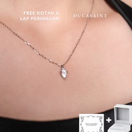 DucaSaint - Marquise Cut Necklace | 925 Sterling Silver Hypoallergenic Anti-Rust Necklace