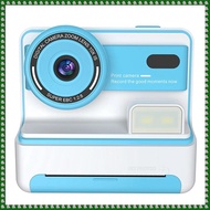 Kids Mini Instant Print Camera 30MP HD 1080P Selfie Digital Camera Thermal Print Camera Fun DIY Gift