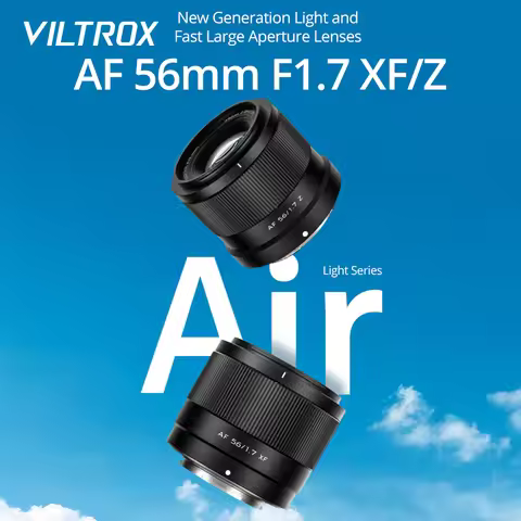 Viltrox 56mm F1.7 fixed focus lens XF/Z mount Mirrorless Camera with medium telephoto and large aper