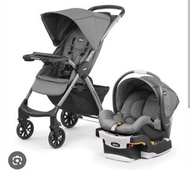 Chicco Bravo Plus Stroller & KeyFit Infant Car Seat Travel System