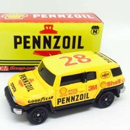 JAPAN CUSTOM TOMY TOMICA TOYOTA FJ CRUISER PENNZOIL RACING 1/66 DIECAST CAR