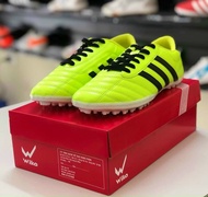 Giày Đá Bóng WIKA 3 Sọc Chính Hãng Khâu Full Đế Đinh TF Hỗ Trợ Bám Trụ