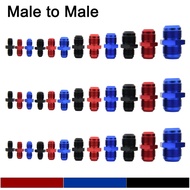 AN3 AN4 AN6 AN8 AN10 AN12 AN16 Male to Male Flare Oil Hose End Connector Union Adaptor Fuel Pipe Coo