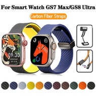 Carbon Fiber Strap For Xiaomi GS7 Max/GS8 Ultra Watch 45mm 49mm smart watch Magnetic Silicone buckle