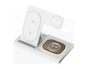 全城熱賣 -  三合一便攜磁吸摺疊無線充電器 快充支架（白色）