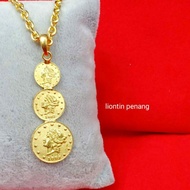 REPLIKA 24k Gold Replica Tier Coin Pendant
