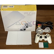 Used Console Set SONY PlayStation 2 PS2 Slim SCPH-90000 Ceramic White Direct from Japan