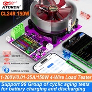CL24R 150W 4-Wires Battery Capacity Tester WiFi Tuya 2.4inch TFT 1.2V AAA Battery Smart Electronic L
