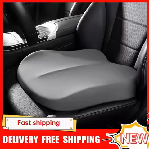 1pcs Car Main Driver Seat Booster Seat Cushion Memory Foam Seat Booster Cushion All-season Suitable 