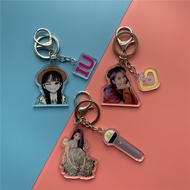 IU Acrylic Keychain UAENA Keychain Keyring EIGHT Mobile Phone Pendant Blueming