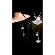 Imported lotus-shaped fashion necklace/ fashion lotus necklace