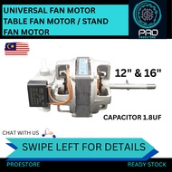 Earth 16 inch Khind Fan Motor Stand / Table Fan Motor kipas motor with capacitor / Kipas Fan Motor K
