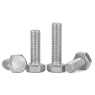 304 Stainless Steel Hex Head Fine Thread Hex Bolt M12x1.0x16mm M12x1.0x20mm M12x1.0x25mm M12x1.0x30m