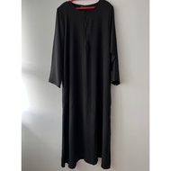 RAYYAN HAYA Plain Jubah Hitam (Preloved)