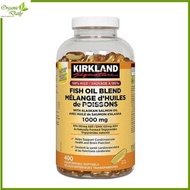 Kirkland Signature - 100% 野生魚油 (1000 毫克) 及阿拉斯加三文魚魚油 400 粒軟膠囊 [平行進口]此日期前最佳:2025年11月30日