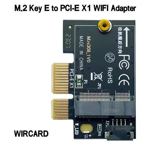PCIE X1 WiFi Card Adapter Wireless Network Card M2 NGFF Bluetooth Converter for Desktop Wi-fi AX210 