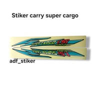Carry Pick Up Futura 1.5 1500 cc Super Cargo Euro Futura pickup 1.5 body List sticker Carry Futura 1