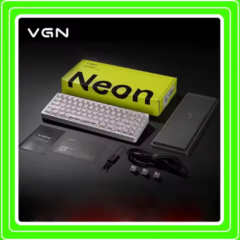 VGN Neon 68 Gaming Mechanical Keyboard Wired Customized Gasket Hot-swappable RGB 8K 0.1ms 32KHz 0.00