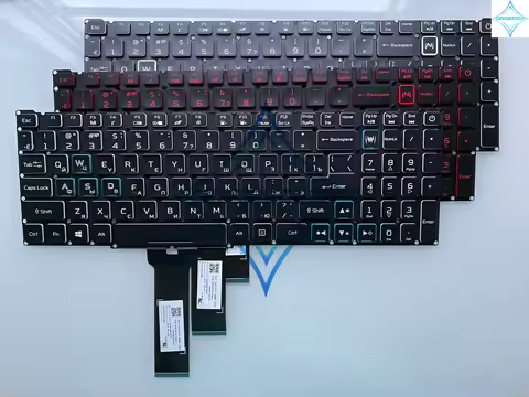 New Ru RGB Russian Backlit For Acer Nitro 5 AN517-51 AN515-43 AN515-54 AN515-55 7 AN715-51 AN715-52 
