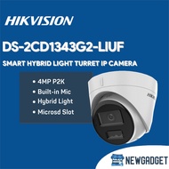 HIKVISION DS-2CD1343G2-LIUF 4MP SMART HYBRID LIGHT TURRET IP CAMERA