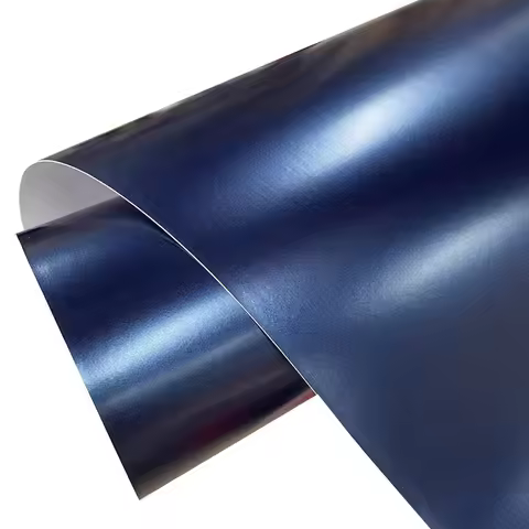 Premium Matte Metallic Midnight Blue Vinyl Wrap Roll Film Self Adhesive Decal Navy Blue Automotive C