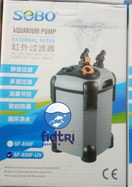 SF850FUV CANISTER EXTERNAL FILTER PUMP 9WATT 850L/H FOR FISH AQUARIUM TANK SOBO