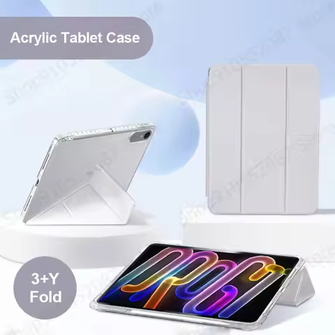 For Xiaoxin Pad Pro GT Case TB710FU Smart Fold Acrylic Hard Stand Cover For Xiaoxin Pad Pro GT 11.1 