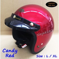 Helmet Magnum M8 - Candy Red ( L / XL ) SGV MS88 KHI XDOT MHR LASER BKP LTD INDEX BELL BOGO