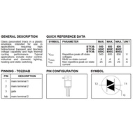 SCR BT136 BT 136 BT136-600D BT136 600E bt136-600 Ori
