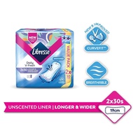 LIBRESSE Longer & Wider Slim Liner 19cm 2x30S