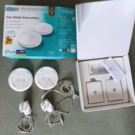 (已暫留待交收)TP Link deco M5 AC1300 完整家庭Mesh Wi-Fi Router 網狀路由器系統 一套兩件裝