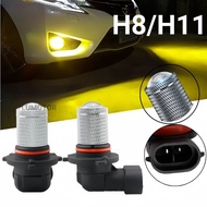 2 LED FOGLAMP LIGHTS H11 H8 H16 H9 9006 HB4 CAR LASER MINI PROJECTOR PROJECTOR WHITE YELLOW