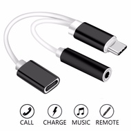 Robotsky Adapter 2 in 1 USB Type C to AUX 3.5mm Headphone + USB - USB Type C / Adapter AUX 3.5mm Hea