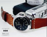 🇭🇰 免費送貨 🚚 PAM Panerai 沛納海 皮革錶帶 Leather Watch Band, Custom Italian Full Grain Saddle watch strap 20mm 21mm 22mm 23mm 24mm 25mm 26mm Gift for men