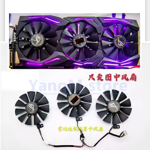 New Cooler Fan Cooling For ASUS RX580 RX480 GTX1080Ti GTX1080 GTX1070Ti GTX1070 GTX1060 Radiator