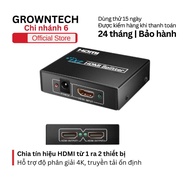 HDMI splitter 1 to 2 supports HDMI splitter 1x2 splits signal for 2 screens,