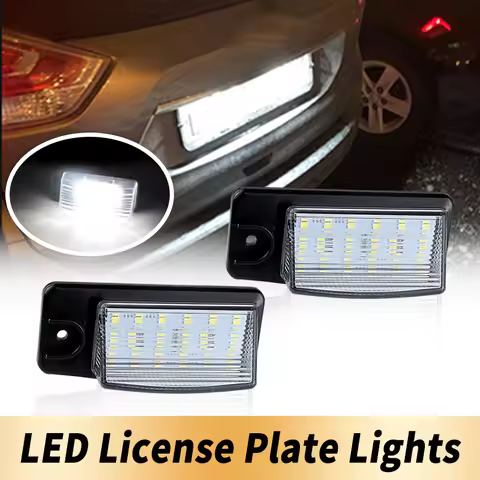2X Canbus LED License Number Plate Light Lamps For Nissan Altima L32 Rogue T32 X-Trail Pathfinder R5