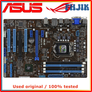FHJIK เมนบอร์ดสำหรับ ASUS P8B75-V แผงวงจรคอมพิวเตอร์ LGA 1155 DDR3 32กรัมสำหรับ Intel B75 P8B75 SATA