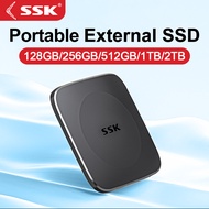 SSK External Solid State Drives 1TB 2TB Portable Hard Drive External Hard Drive Type C USB3.2 GEN2 E