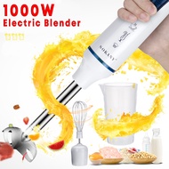 Electric Hand Blenders 3 IN 1 1000W Egg Blenders Home Kitchen Mixer Baby Food Grinder Stick Fruit Ju
