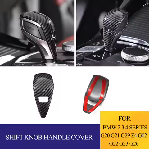 Car Gear Head Shift Knob Cover Handball Trim Sticker for BMW 2 3 4 Series G20 G21 G22 G23 G26 G29 Z4