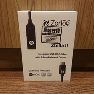 門市全新現貨‼️Zorloo Ztella II Integrated USB-DAC Cable MQA 解碼轉換線（Type-C to 4.4mm）