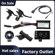 Three-Mode Ebike Sine Wave Controller 15A 36V/48/52V with S869 LCD Color Display Electric Bike Motor