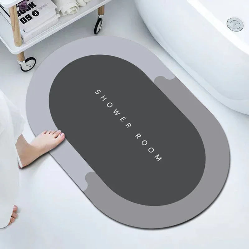 Bath Mats Modernized Magic Mat Bathroom Rubber Anti Slip Quick Drying Absorbent Bathroom Rug Shower